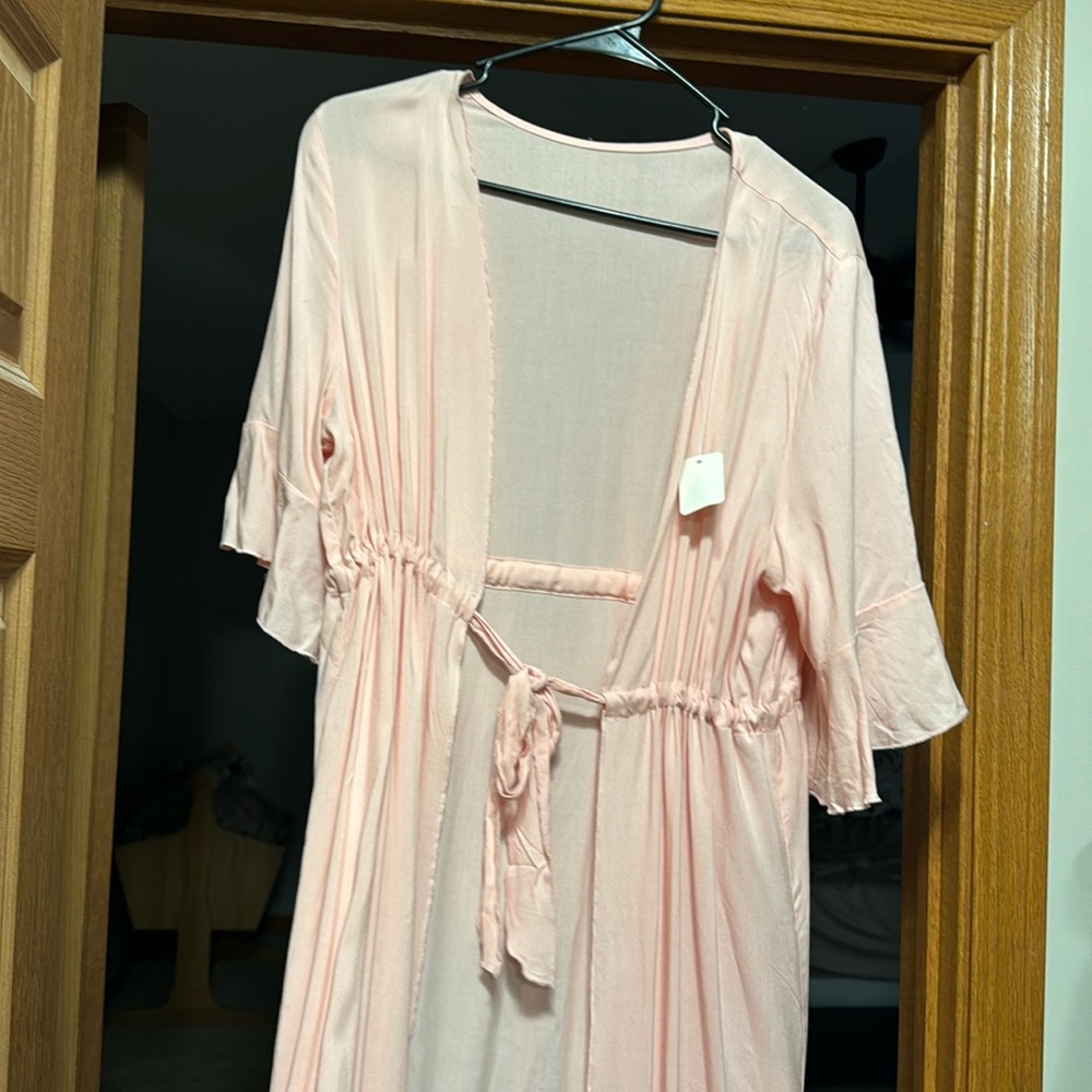 Pale Pink Swimsuit Cover Up